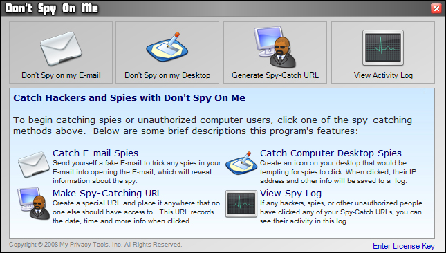 Don't Spy On Me software